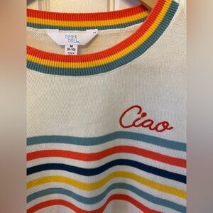 Time and Tru Striped Ciao Sweater